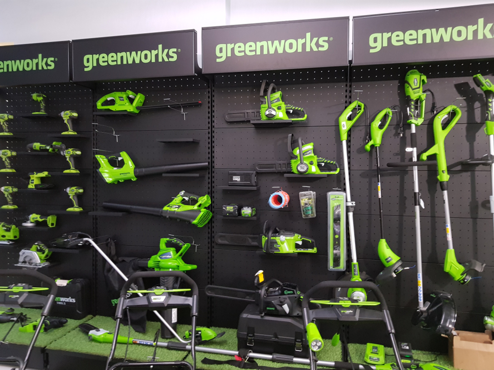 Магазин GreenWorks - шоурум с широким ассортиментом